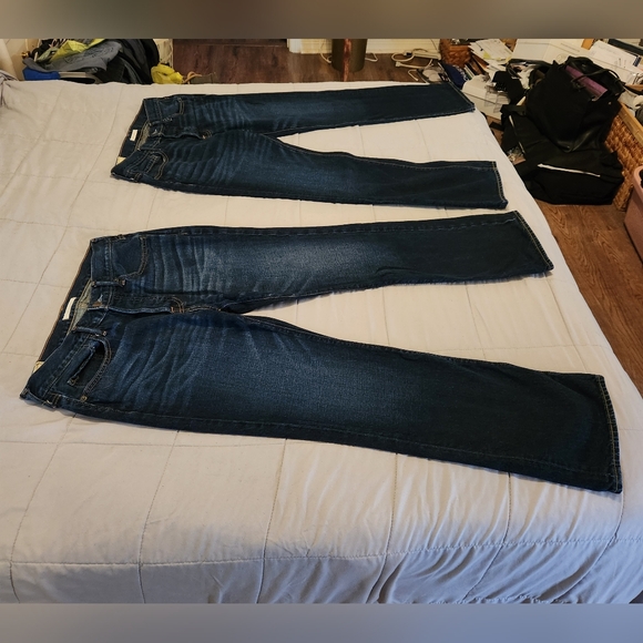 Bundle of 2 Abercrombie and Fitch men's jeans boot cut/classic straight 32x30 - Picture 3 of 9